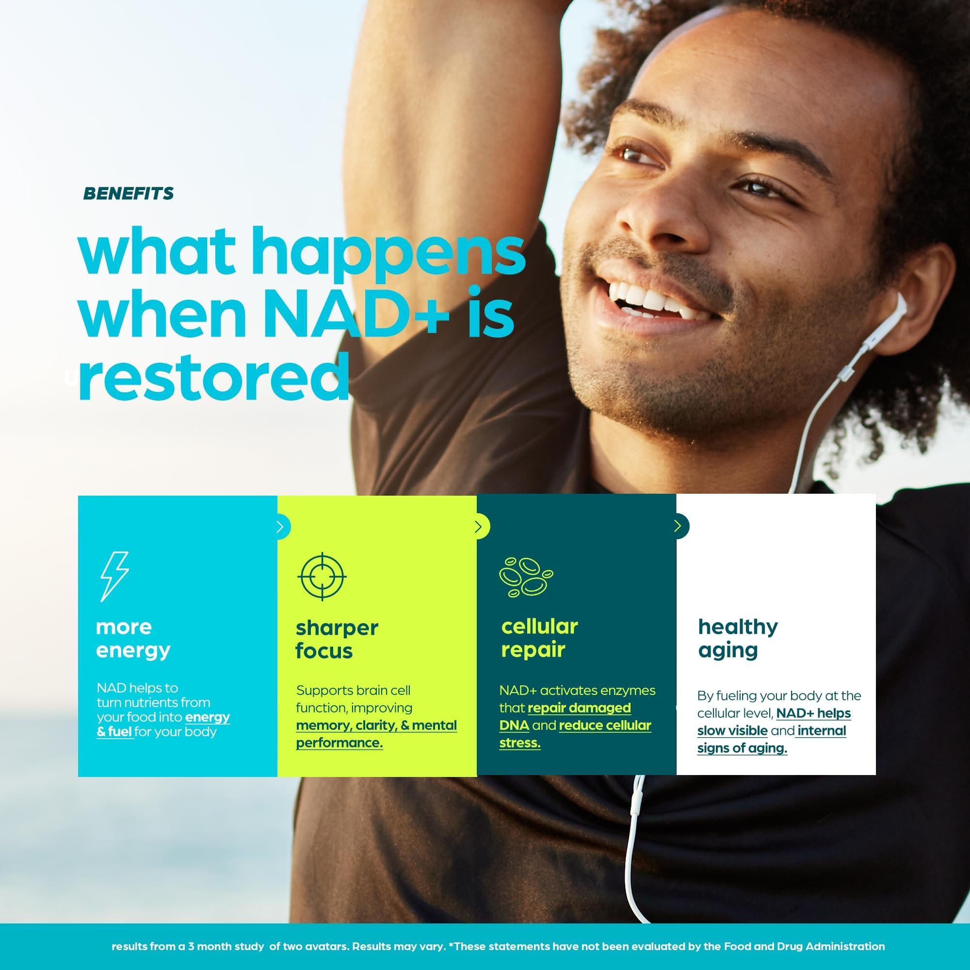 NAD Supplement 8457mg capsules in hand ready for daily routine