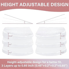 NADUSEP adjustable heel wedge inner view stabilizes midfoot alignment.