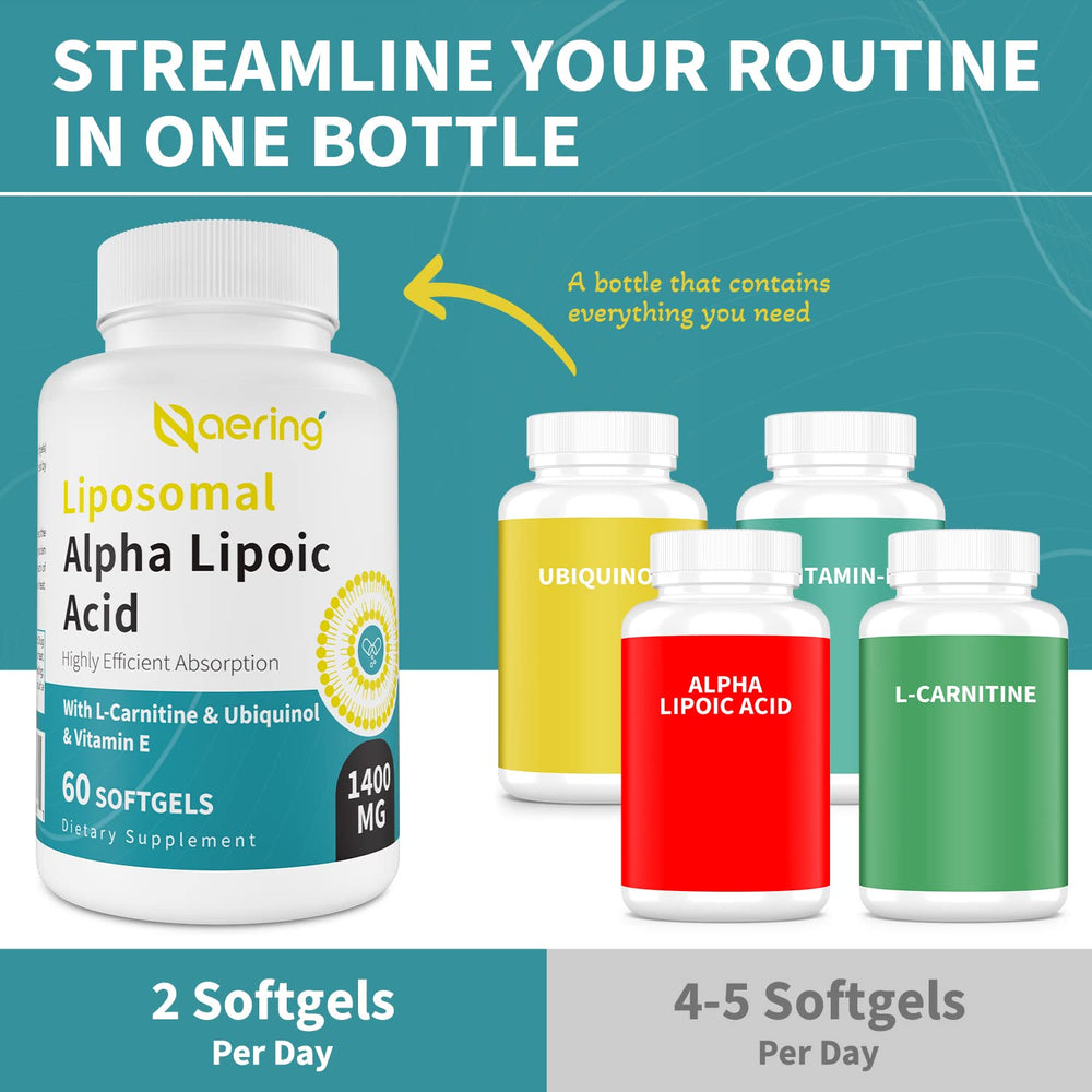 Naering liposomal visualization with liposome illustration showing enhanced delivery
