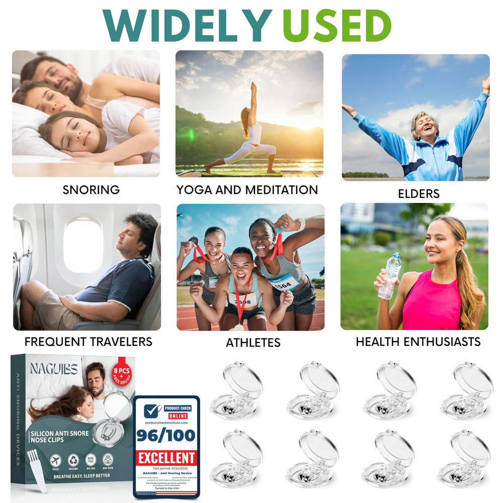 NAGUIBS BPA-free snore device for safe, reusable sleep aids.