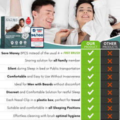 NAGUIBS soft silicone nose clip designed for comfortable use.