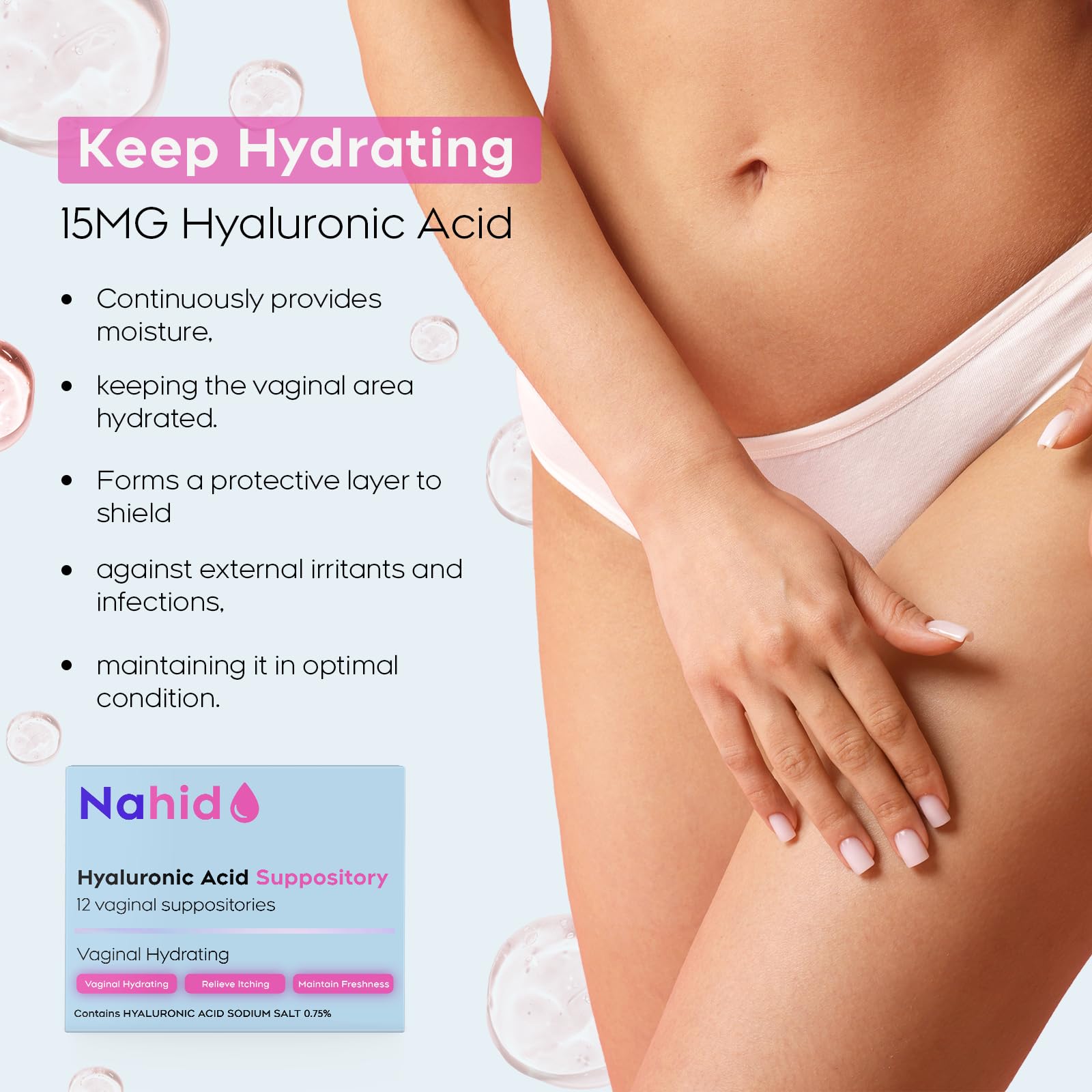 Nahid menopause support concept highlights gentle help during hormonal changes.