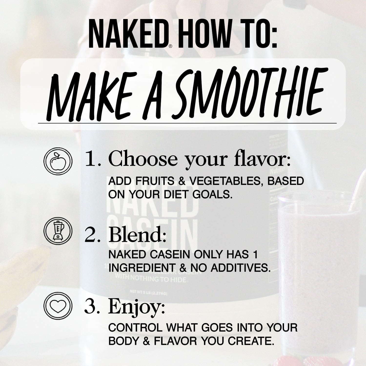 NAKED Chocolate Casein cookies image suggests tasty protein treats