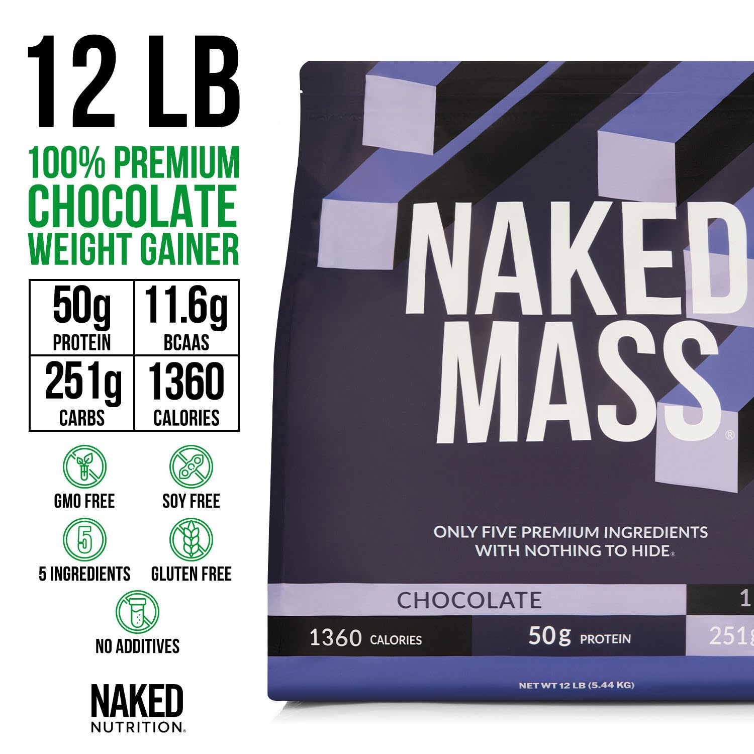 Organic coconut sugar crystals add natural sweetness to Naked Mass