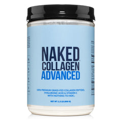 NAKED Collagen Advanced grass-fed powder blends into morning coffee