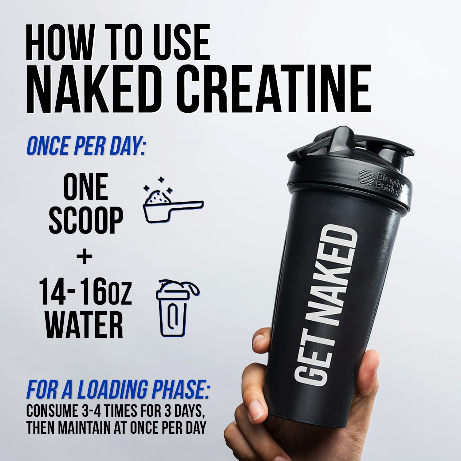 NAKED creatine is gluten-free and soy-free, suitable for sensitive diets.