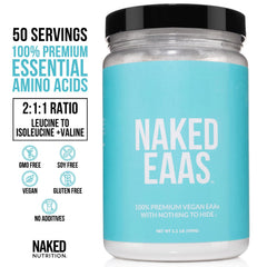 NAKED EAAs scoop dispensing a precise measure for quick, convenient fueling.