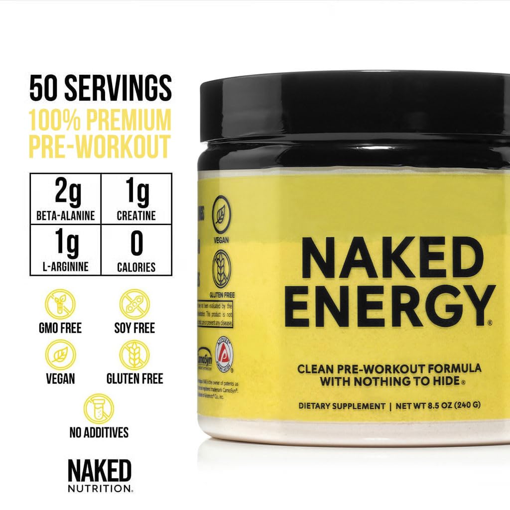 Ingredients label highlights vegan sugar free blend