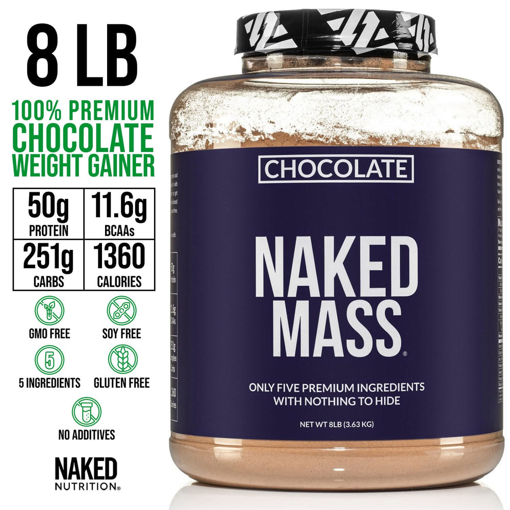NAKED Mass Gainer with organic tapioca maltodextrin as a clean carb source
