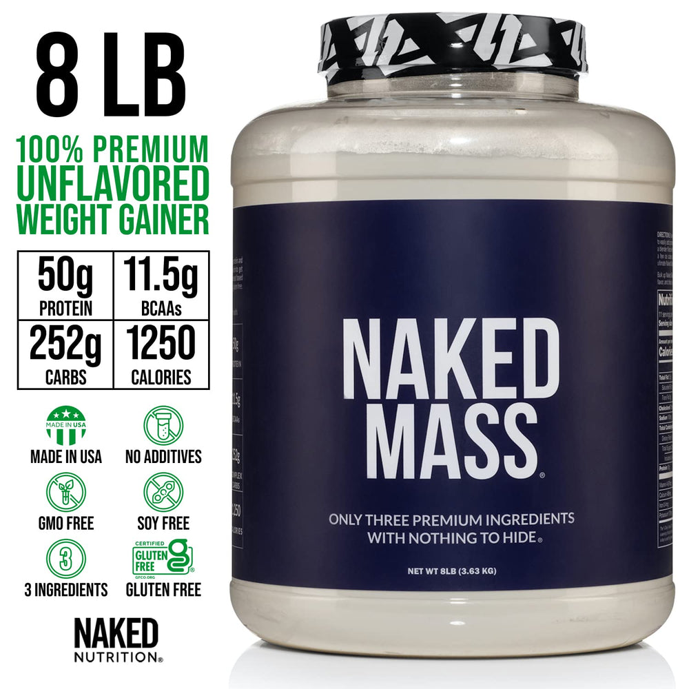 NAKED Mass gluten-free tapioca maltodextrin carbohydrate source