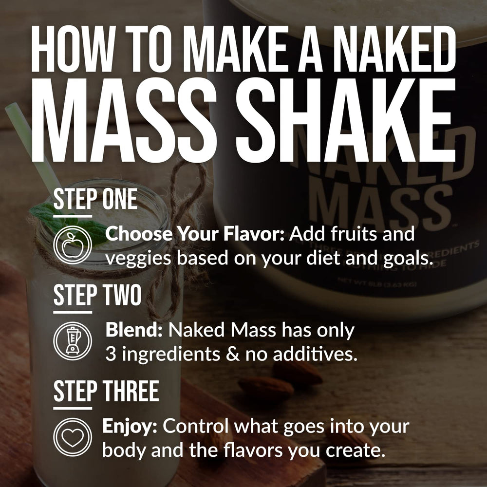 NAKED Mass homemade bars ready-to-eat snack ideas