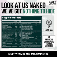 Naked Men’s Multi ingredient blend with fruit and greens for antioxidant support.