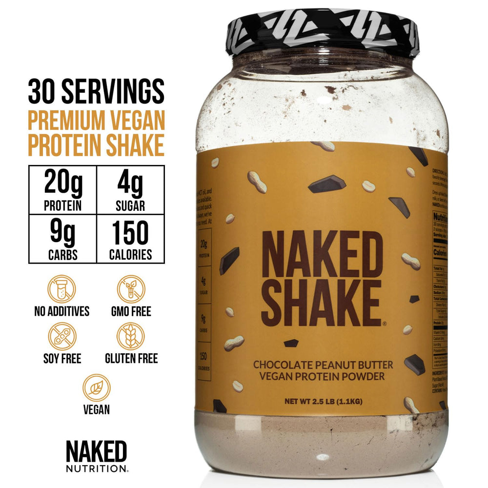 NAKED Shake USA and Canada peas icon highlighting plant protein source