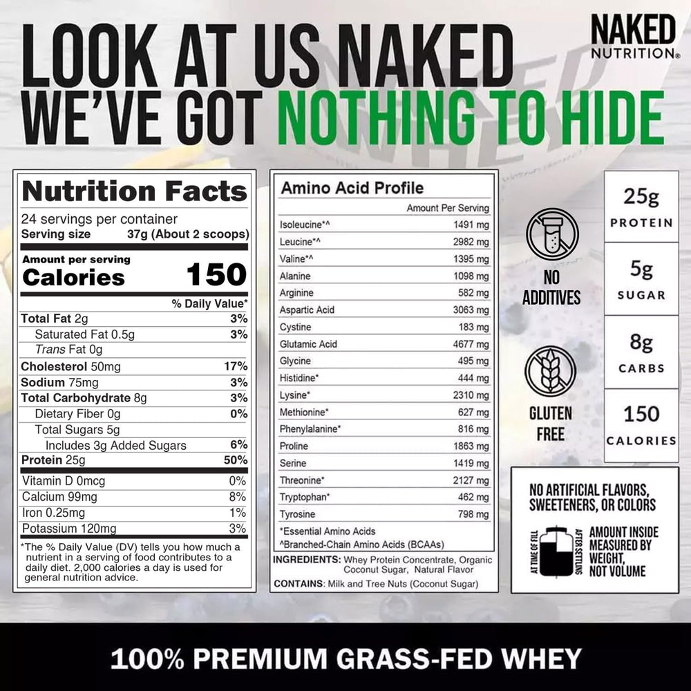 NAKED Whey Vanilla pancakes showing high-protein baking option