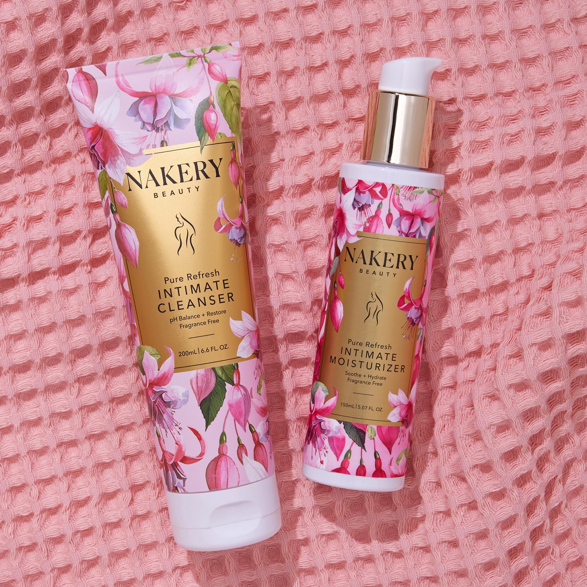 Nakery Intimate Wash contains prebiotics to support skin balance