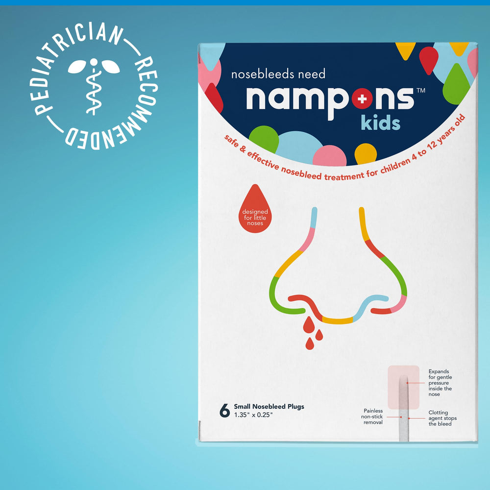 Nampons design tailored for smaller noses offers comfortable fit.