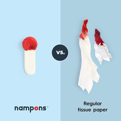 Nampons Nosebleed Stoppers expands-gentle-pressure, providing internal sealing action