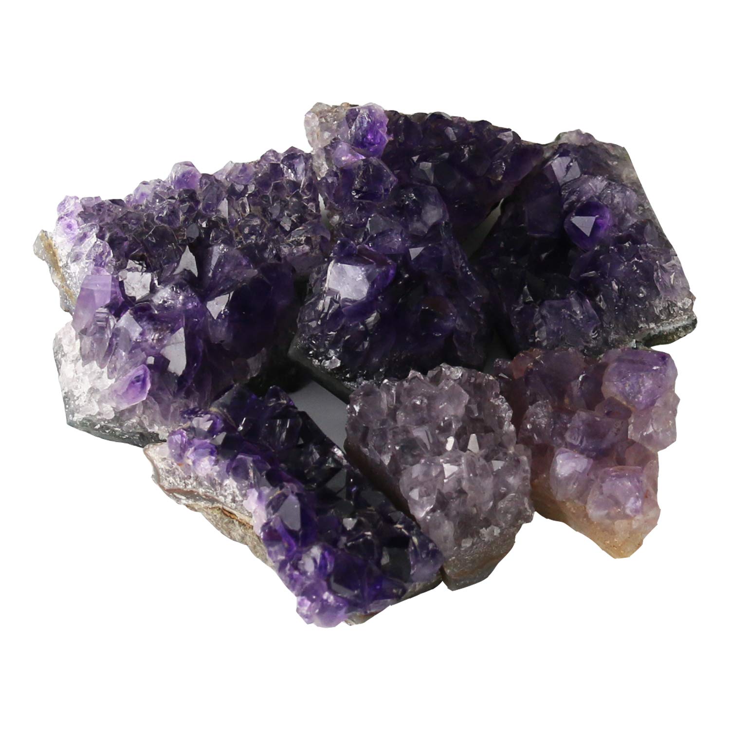 Namzi natural amethyst back and base, untouched by dye, authentic growth.