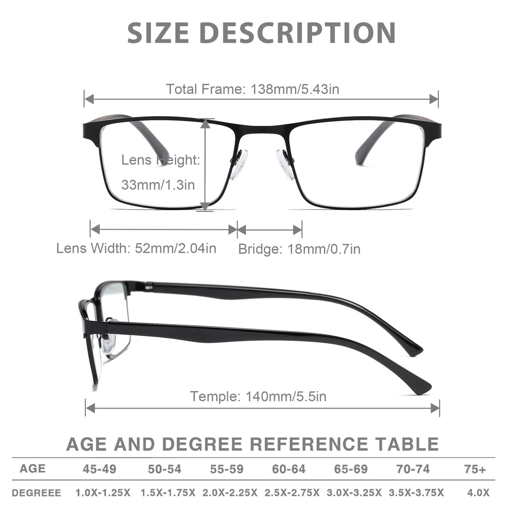 NaNaKo gafas de lectura; uso diario, duraderas y fiables