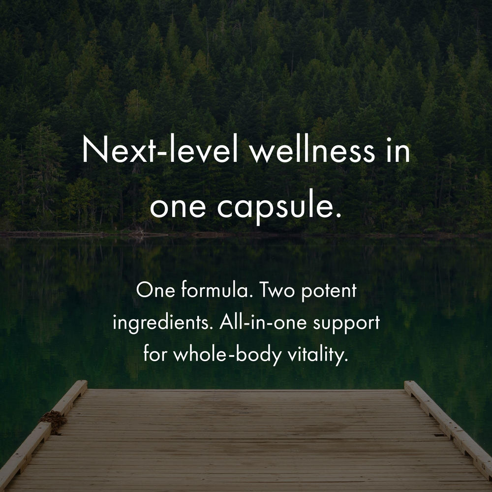 NAOMI immune-support graphic conveying resilient wellness with antioxidants