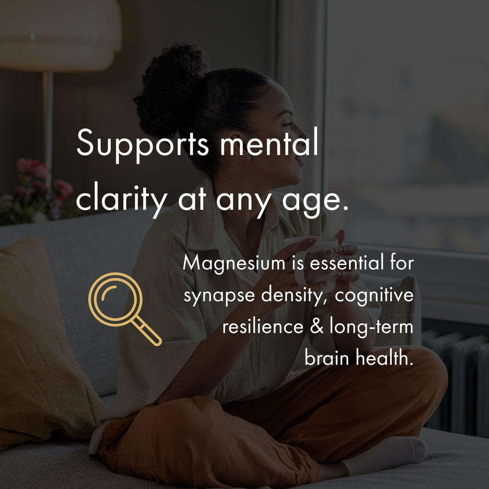 NAOMI Magtein brain health illustration highlights magnesium absorption