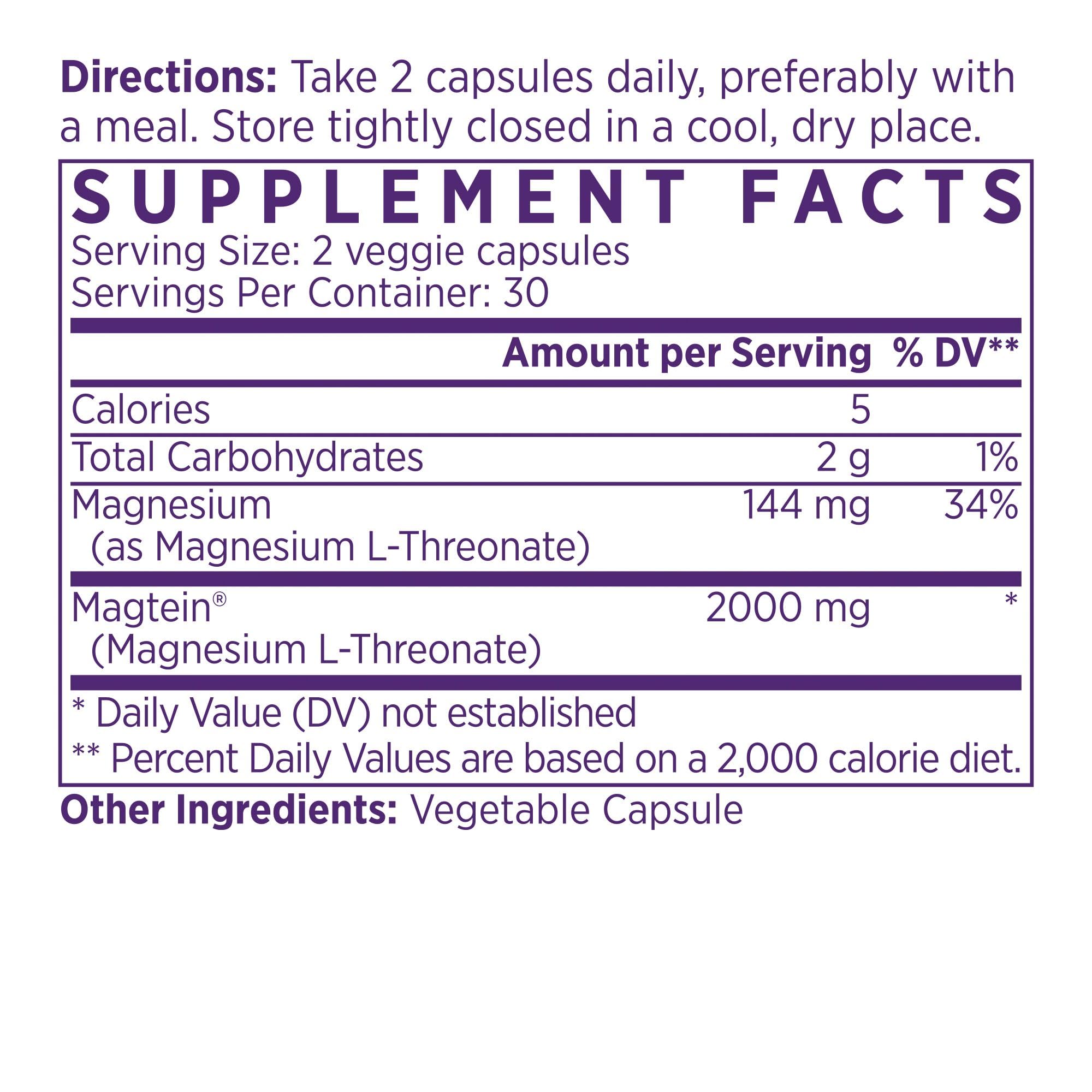 NAOMI Magtein capsules close-up for easy daily magnesium intake