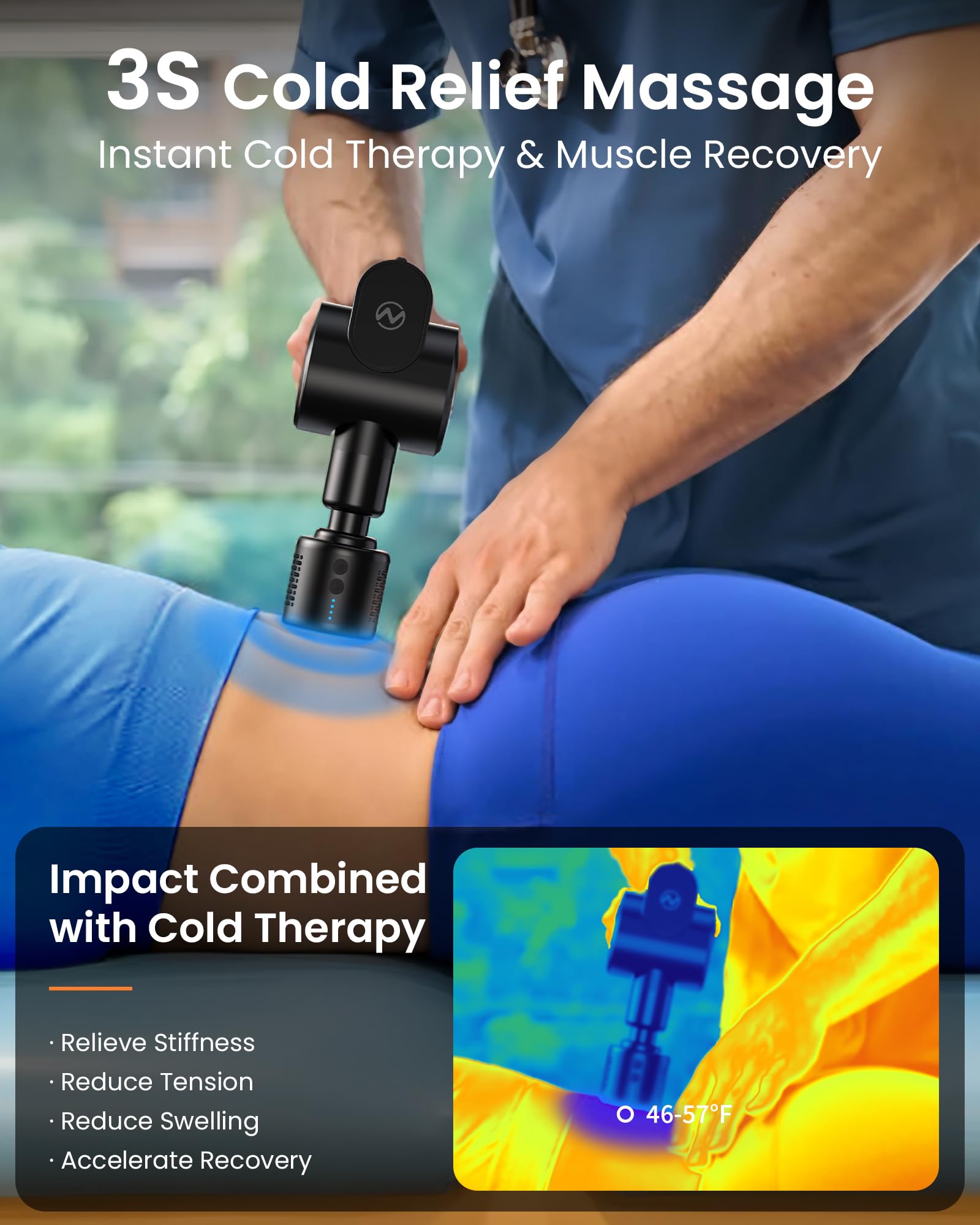 NAPRE five-angle adjustability adapts to different massage angles and targets.