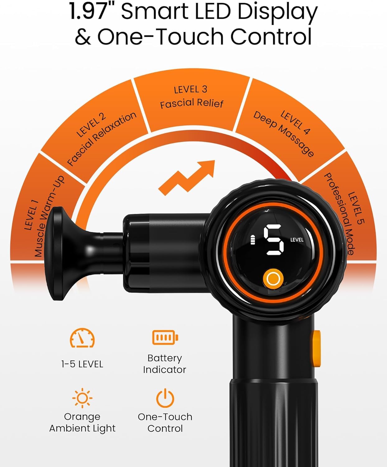 NAPRE Massage Gun operates quietly for focused sessions during workouts and work