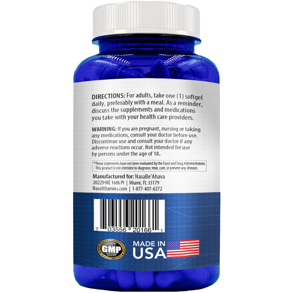 NasaBeahava unisex scene with men and women taking capsules.