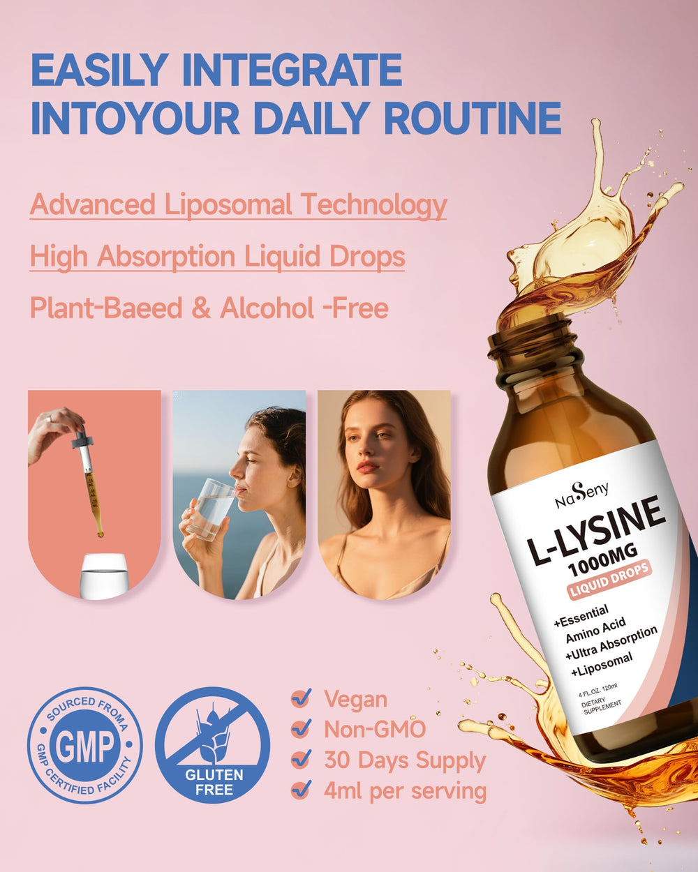 Milk thistle component of NaSenyine L-Lysine drops aimed at skin health.