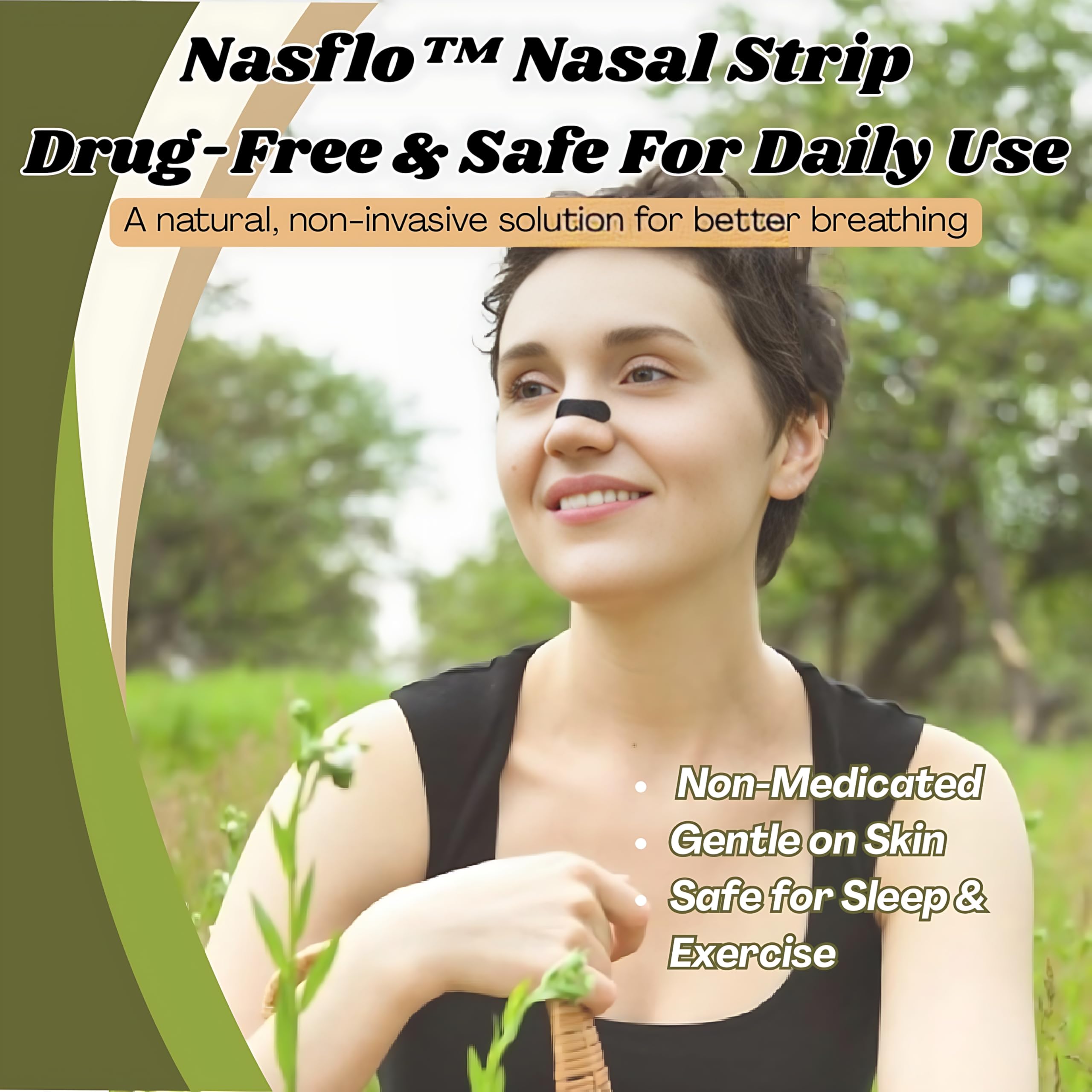 Nasflo nasal strips 30-count box, a value-packed package.