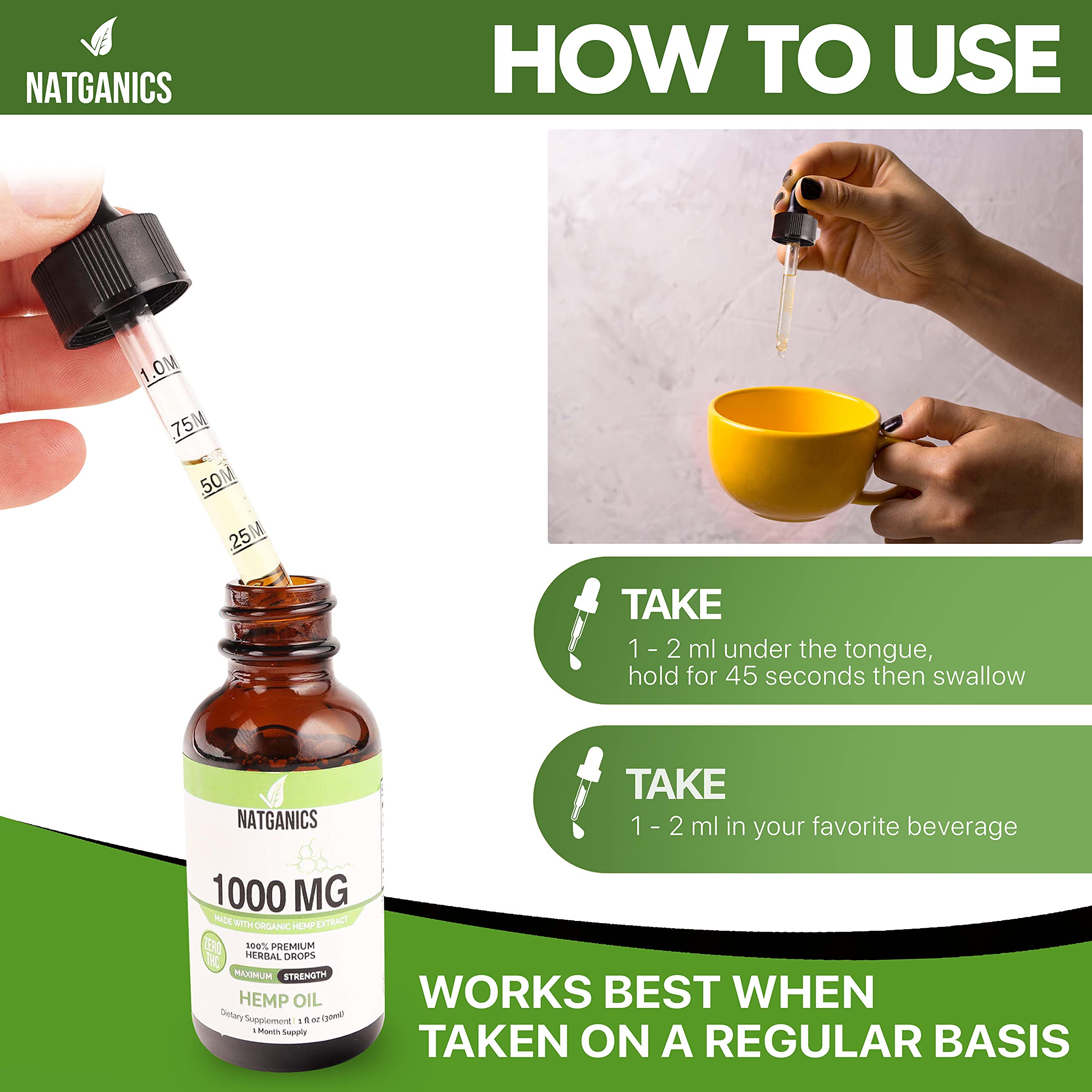Natganics third-party testing seal, independent purity verification.