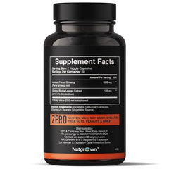 Close‑up of Natgrown capsules showing vegan pills for memory support.