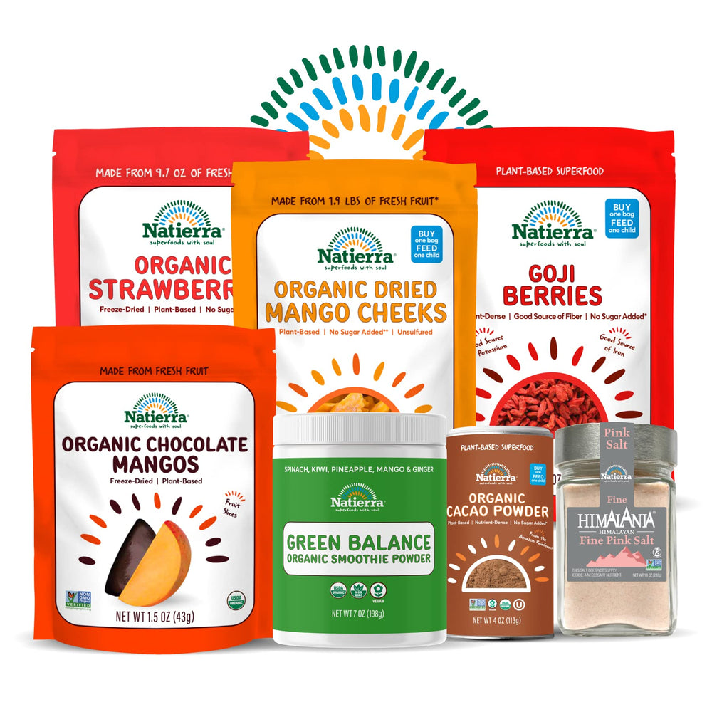 NATIERRA close-up reveals crisp texture and freshness of the snack.
