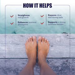 Nation Health MD Bare Feet capsules ready-to-take for nail support