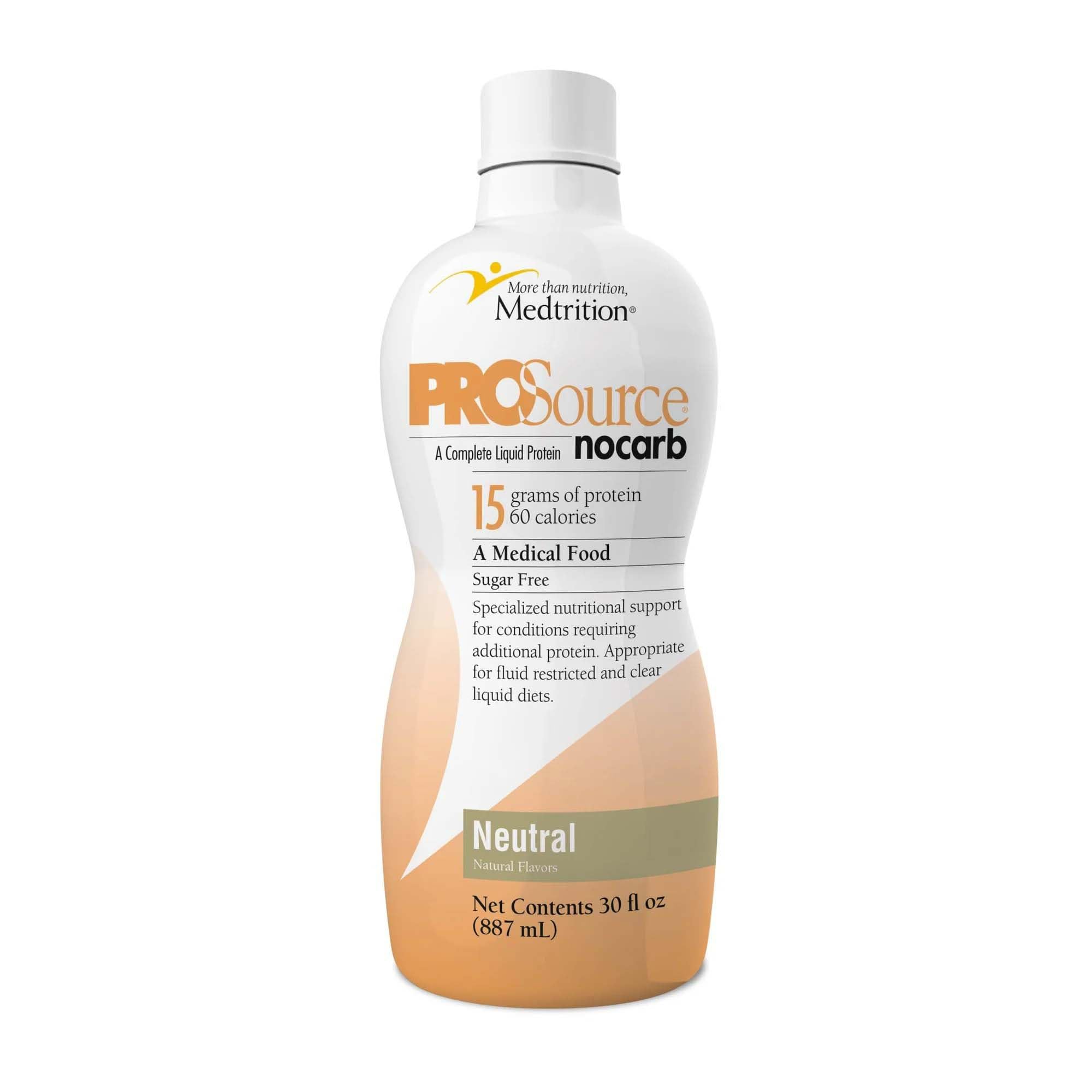 National Nutrition ProSource NoCarb liquid protein bottle for convenient protein on the go.