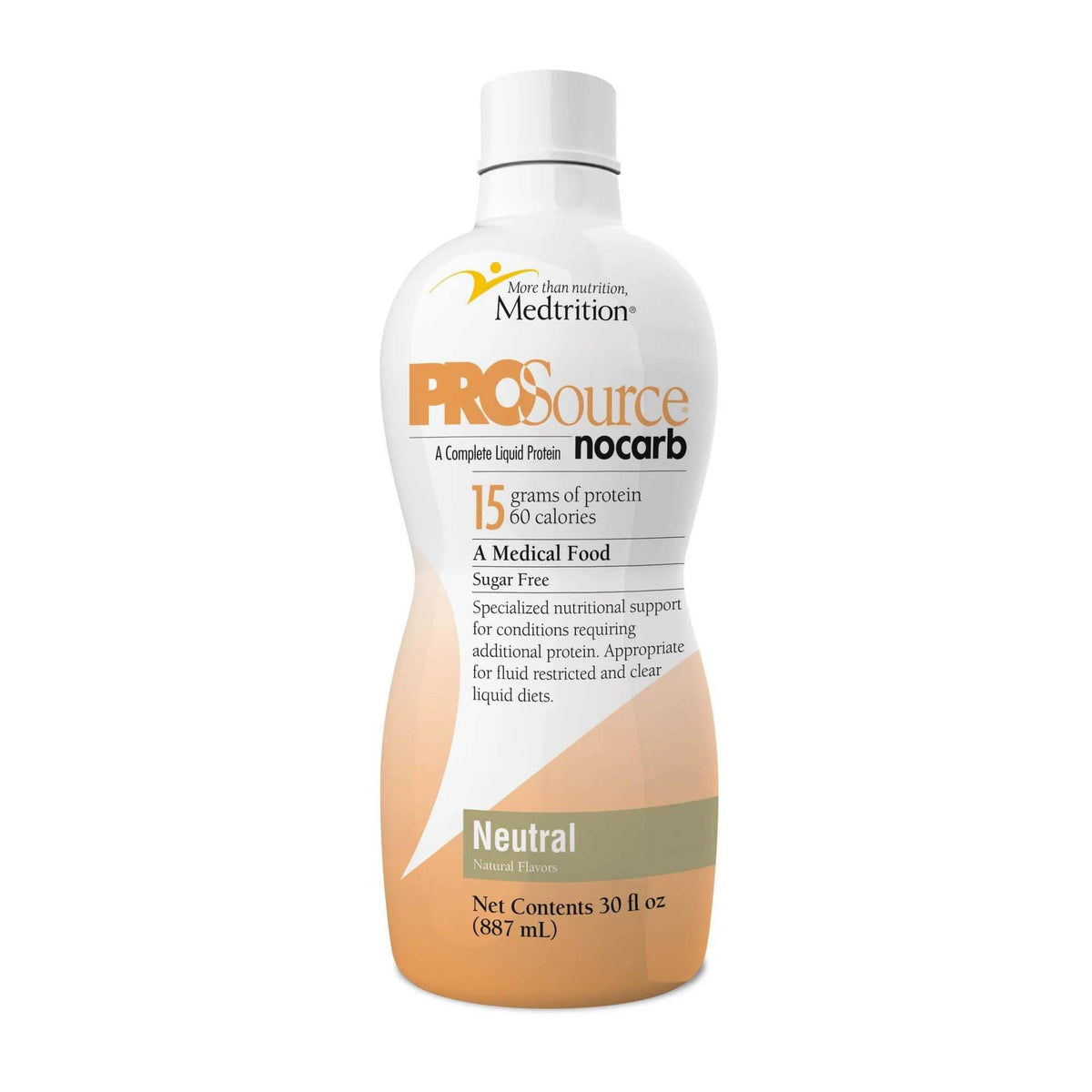 National Nutrition ProSource NoCarb liquid protein bottle for convenient protein on the go.