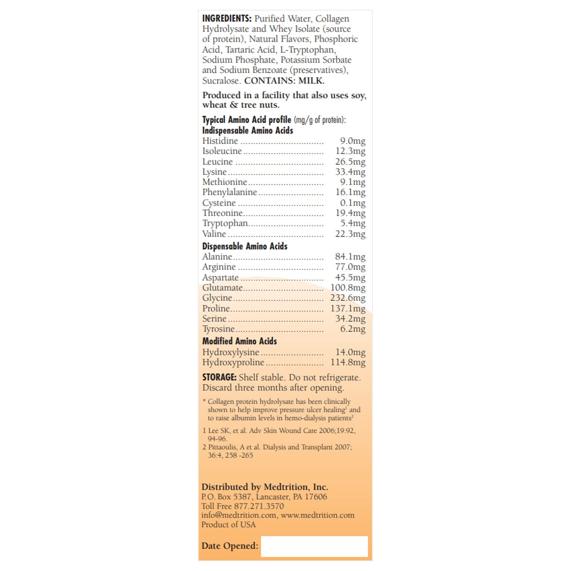 National Nutrition ProSource NoCarb liquid protein label shows ingredients and info.