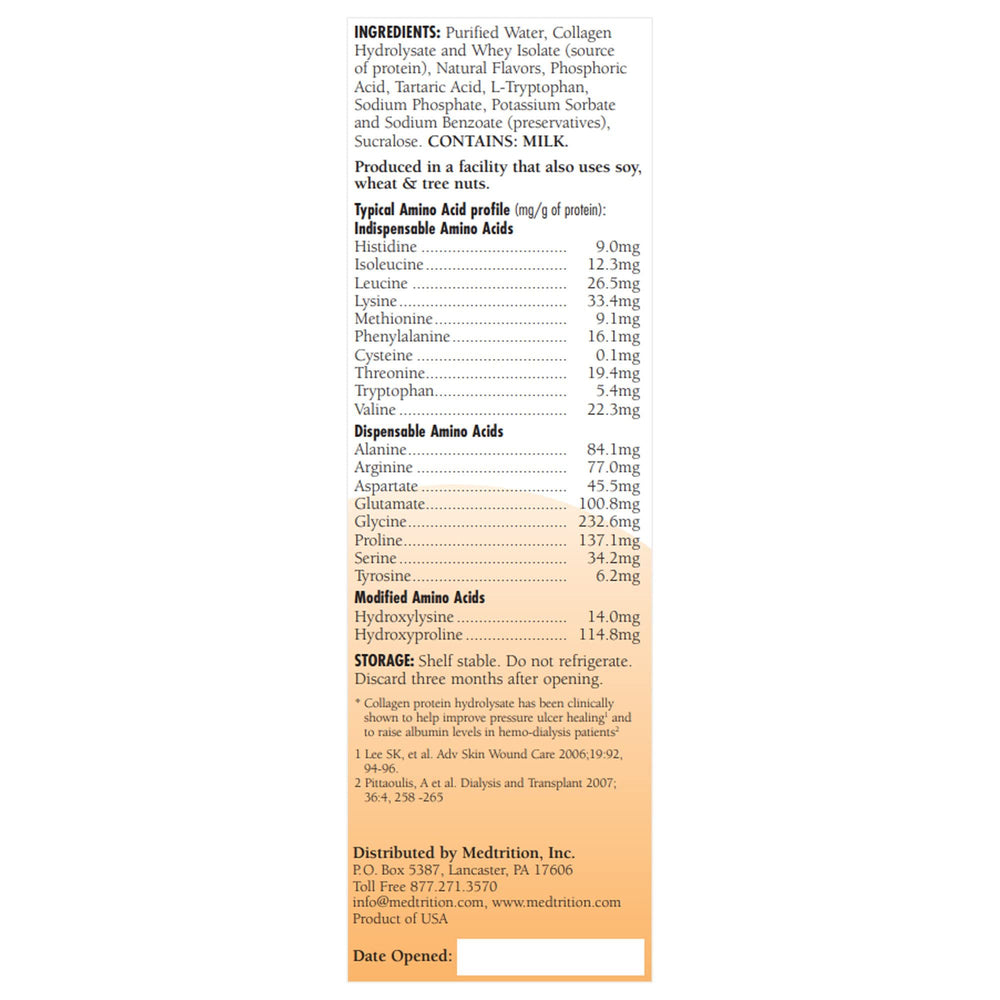 National Nutrition ProSource NoCarb liquid protein label shows ingredients and info.