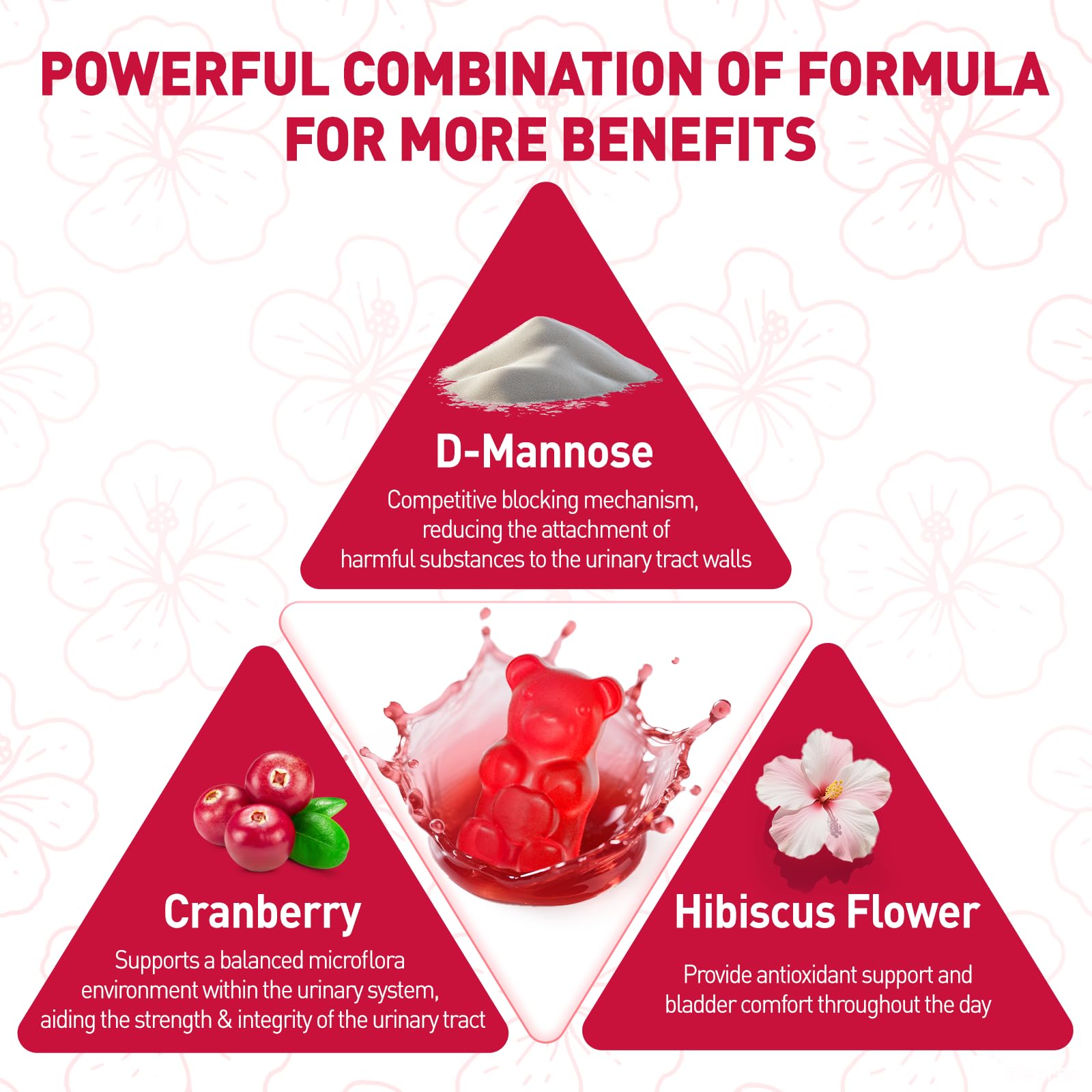 Two gummies per day visual with NATISLAND branding for a simple wellness routine