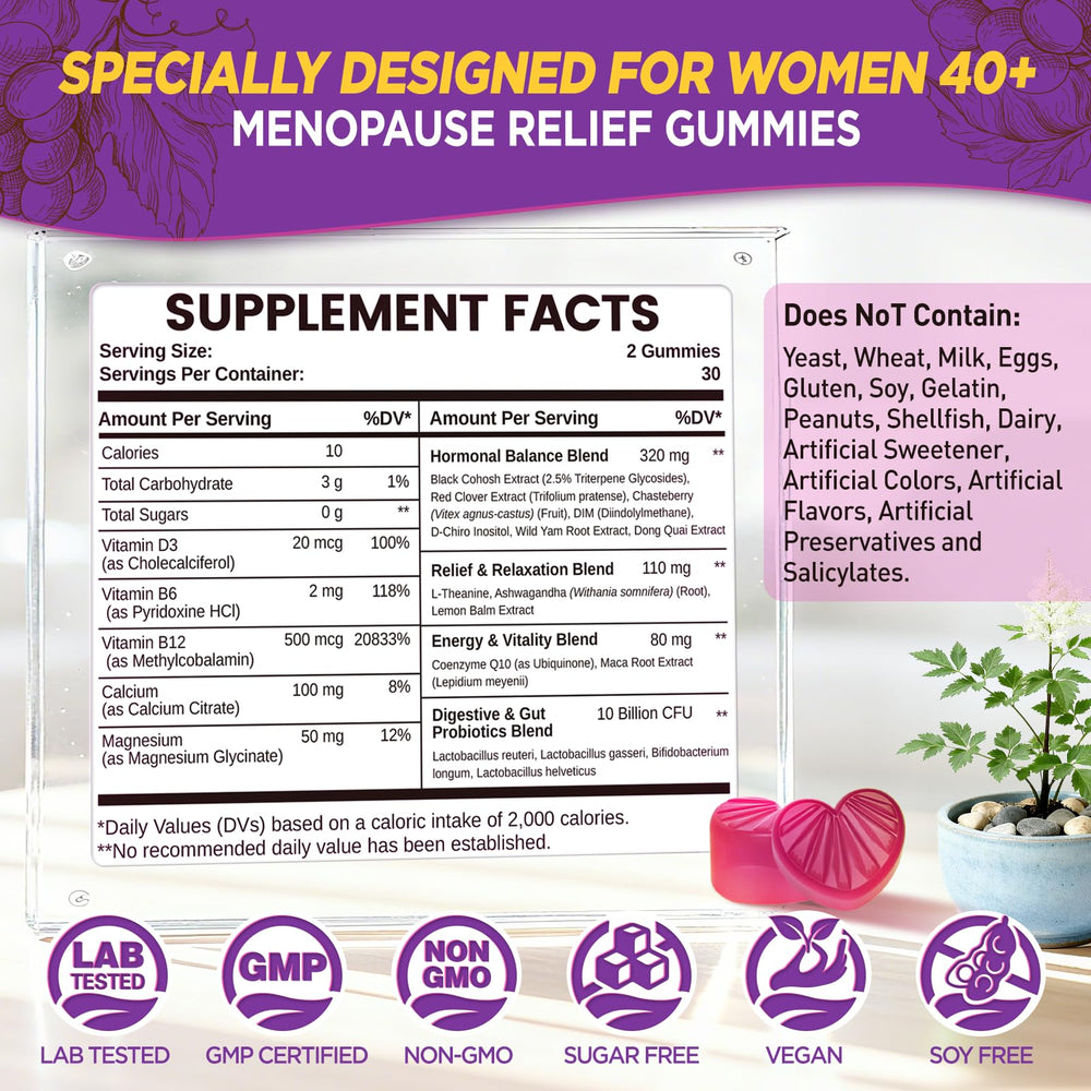 NATISLAND grape-flavored gummies for a tasty, sugar-free option