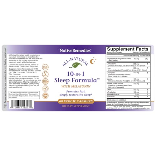 Native Remedies chamomile aroma hints at a calming bedtime ritual.