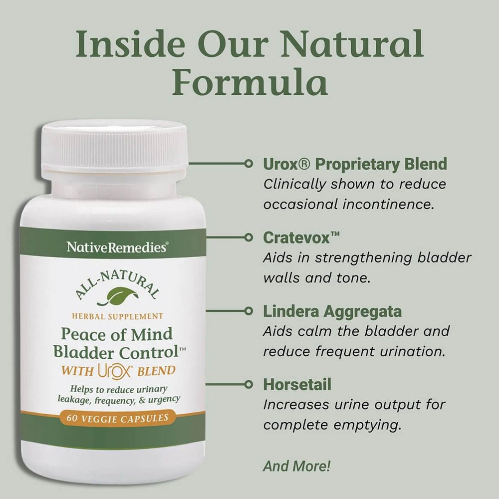 Native Remedies Urox ingredients magnesium and cordyceps highlighted