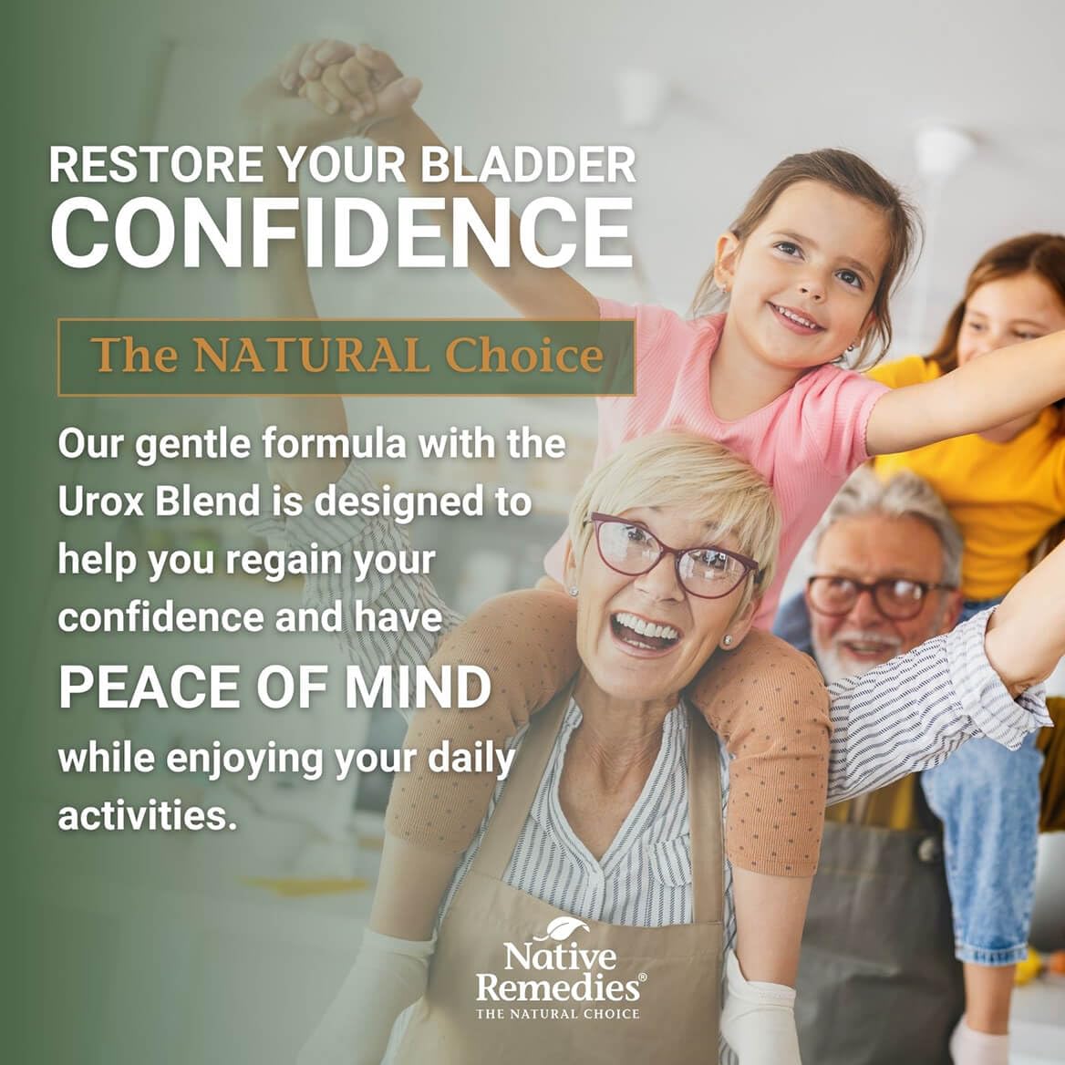Native Remedies Urox product family shot for branding