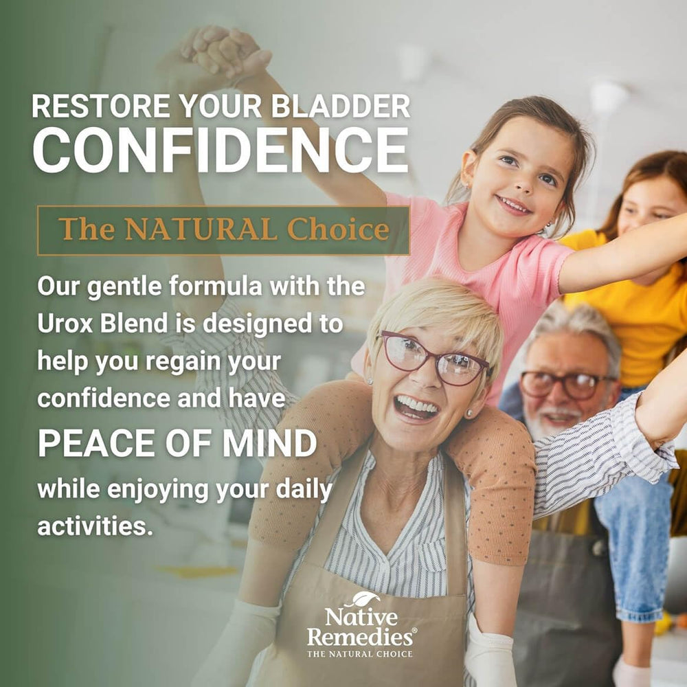 Native Remedies Urox product family shot for branding