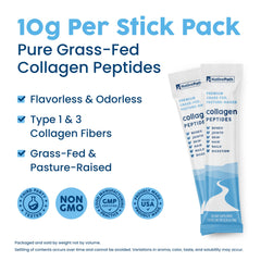 NativePath collagen powder blended into smoothie for flavorless fortification.
