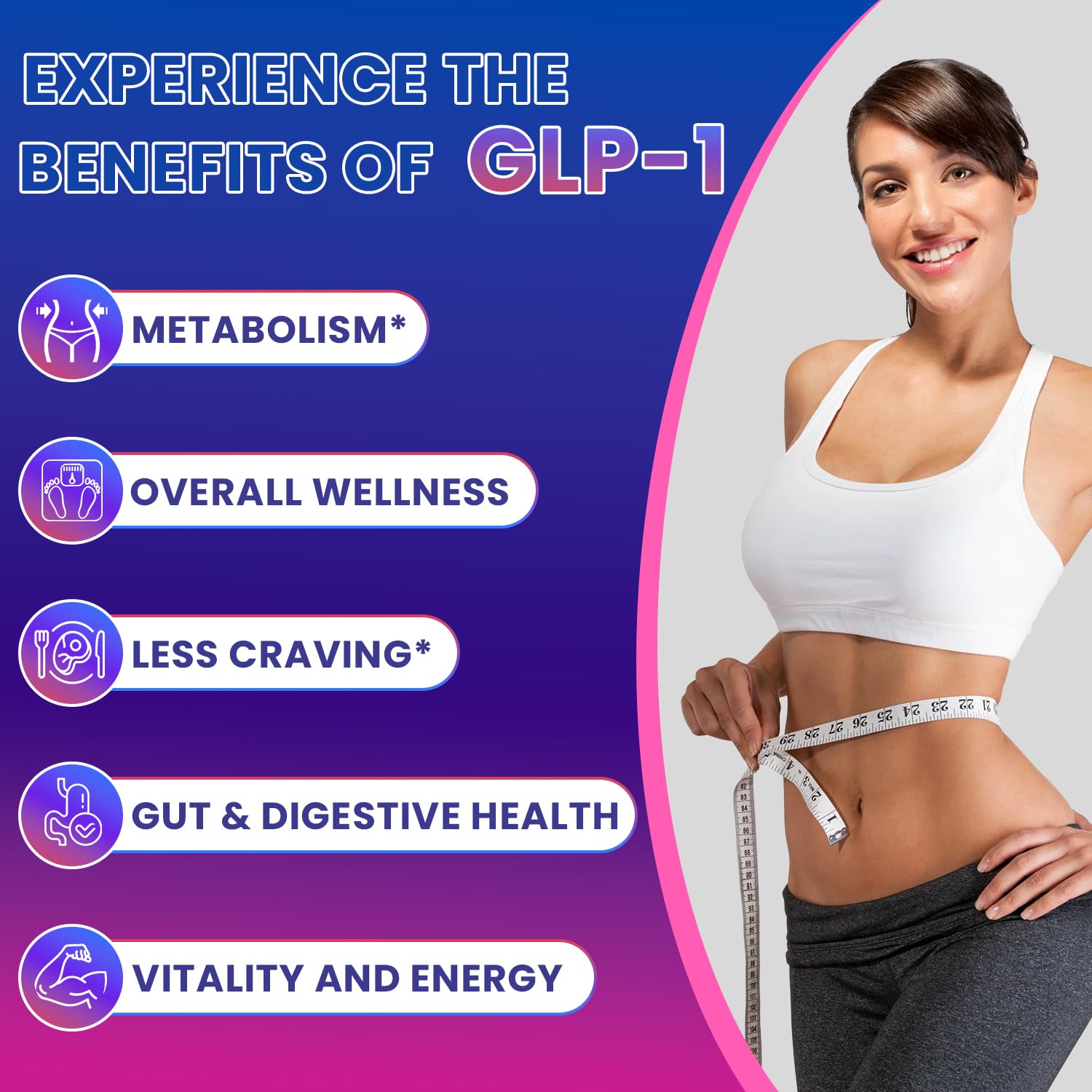 Natnect GLP-1 supplement capsules ready for daily appetite control
