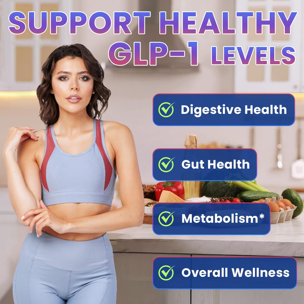 Natnect GLP-1 supplement scoop beside bottle for easy daily use