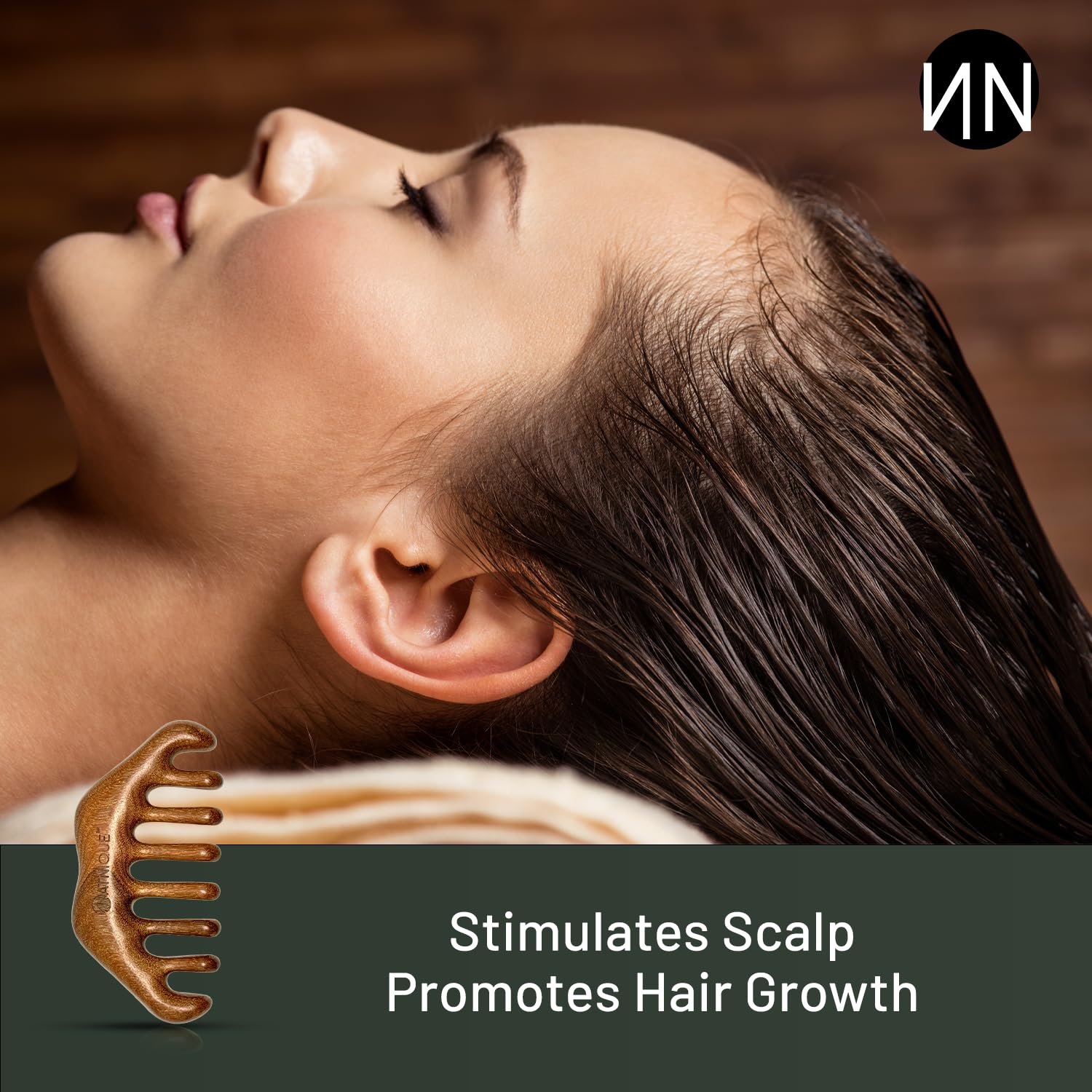 Natnique anti-static effect reduces frizz for smoother hair.