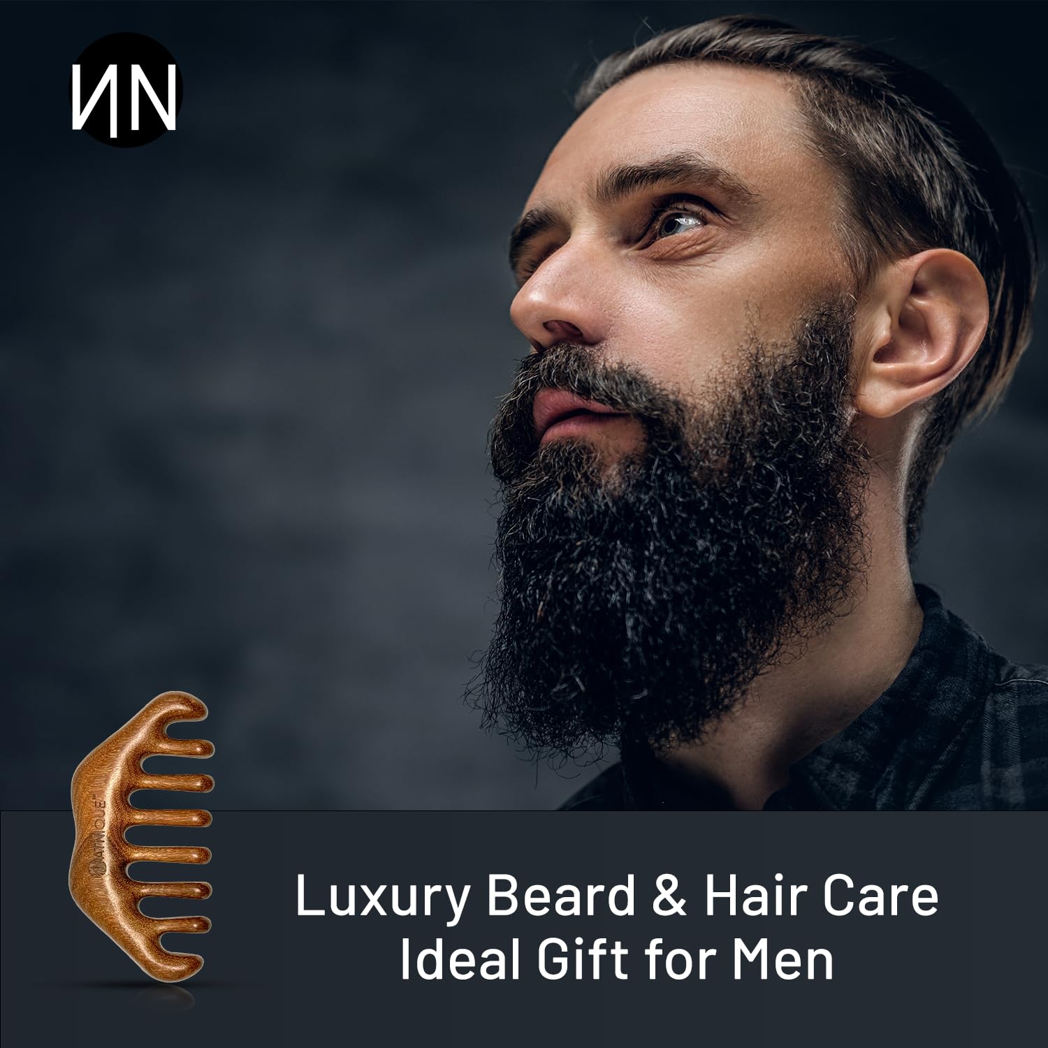 Natnique packaging gift-ready for grooming enthusiasts.